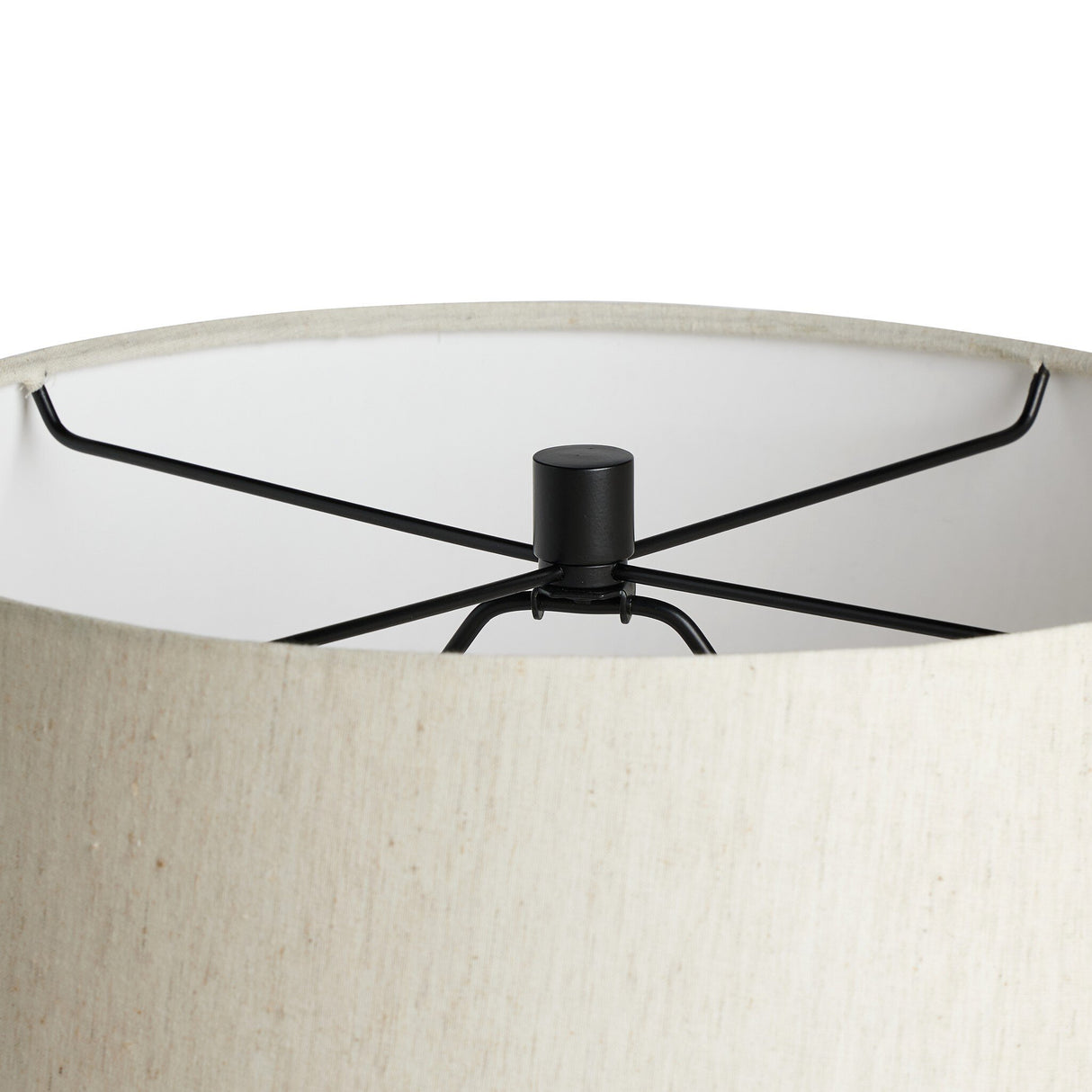 Ziggy Table Lamp in Hammered Black Aluminum from Four Hands - Luna Furniture
