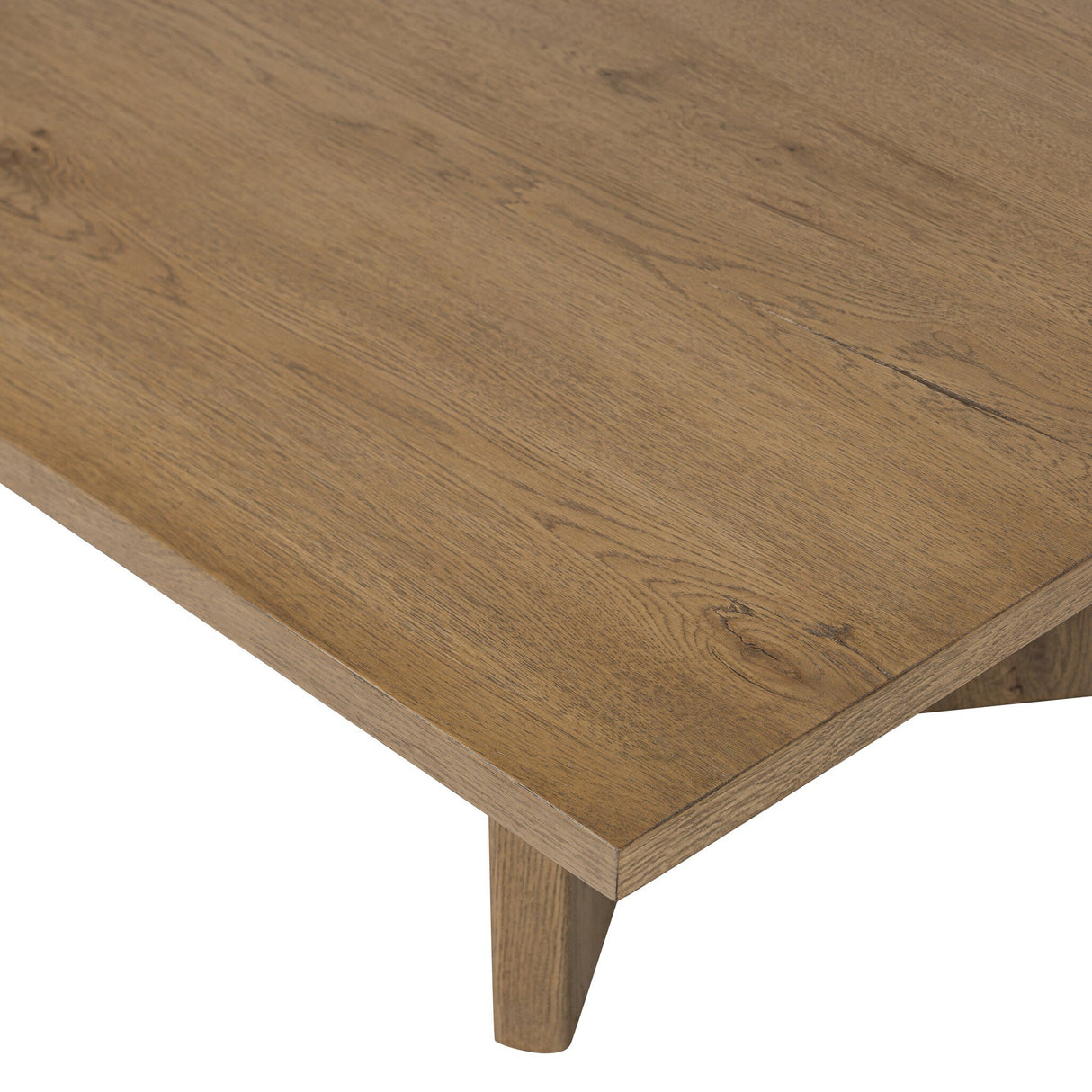 Huxley Coffee Table in Rubbed Light Oak Veneer from Four Hands - Luna Furniture