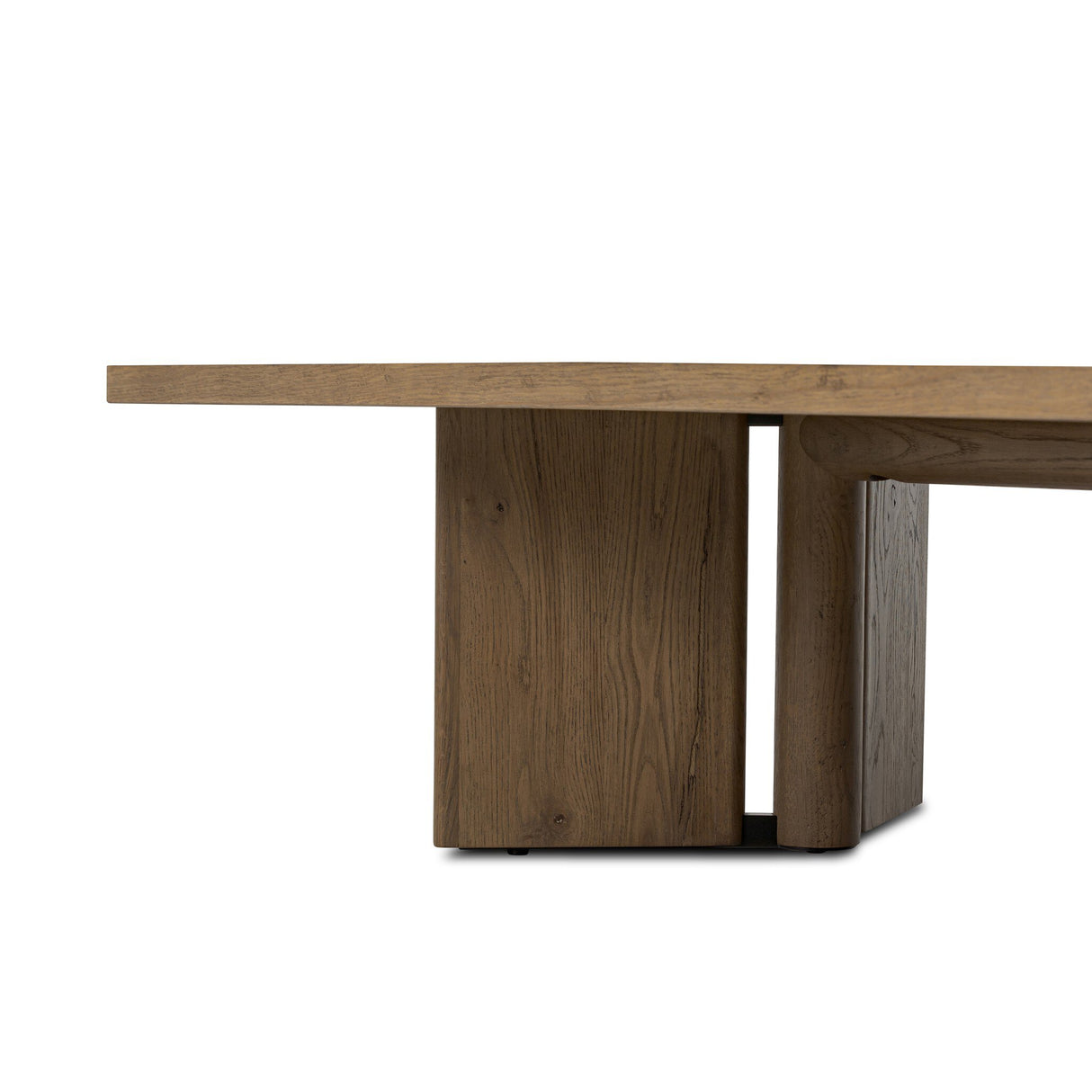 Huxley Coffee Table in Rubbed Light Oak Veneer from Four Hands - Luna Furniture