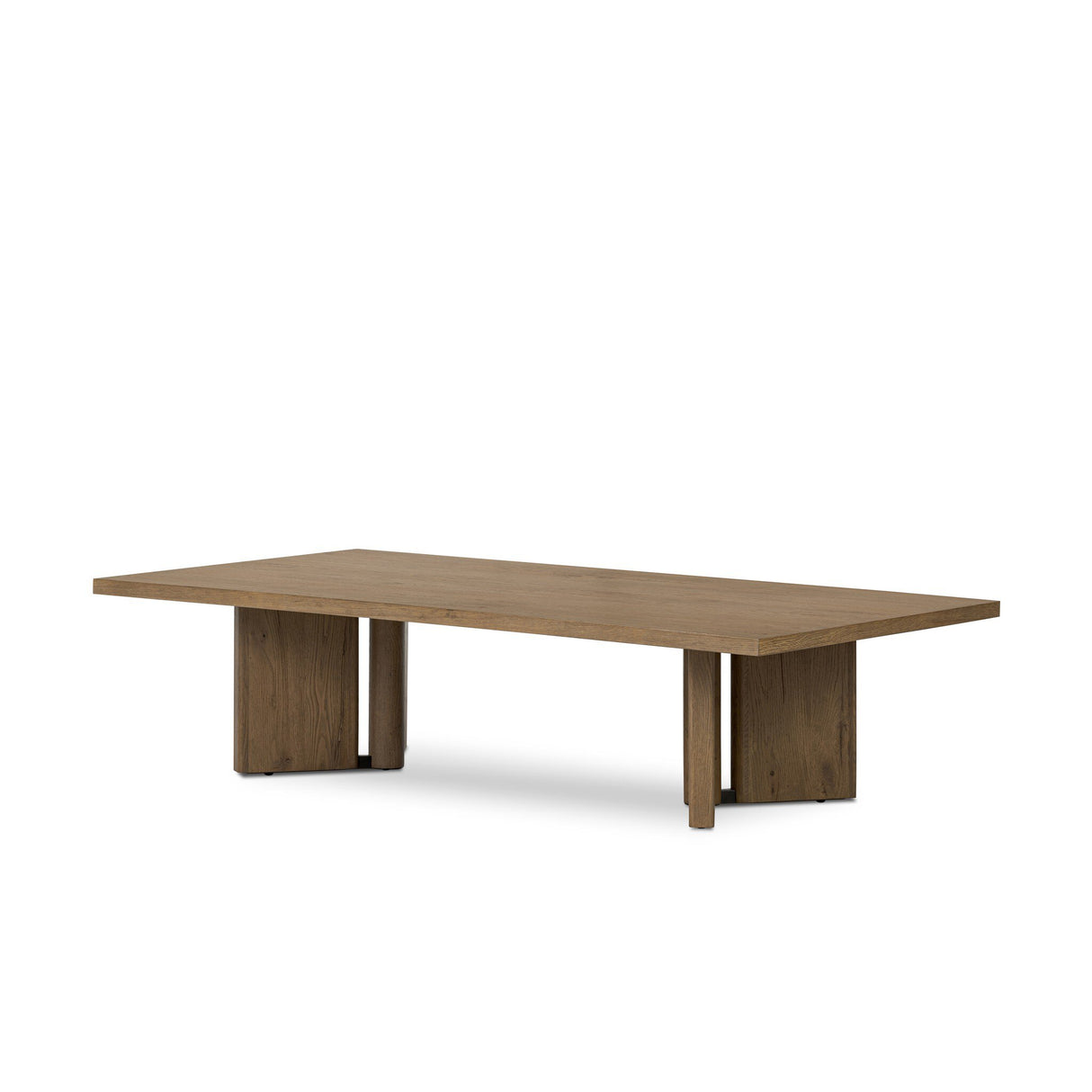 Huxley Coffee Table in Rubbed Light Oak Veneer from Four Hands - Luna Furniture