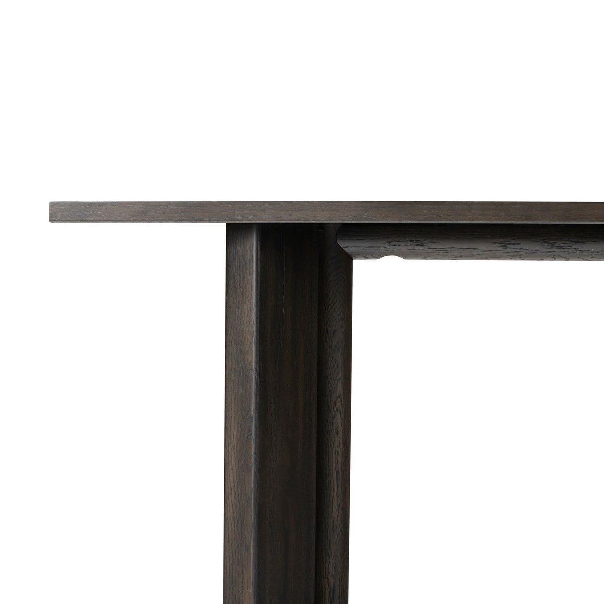 Huxley Console Table in Smoked Black Veneer from Four Hands - Luna Furniture