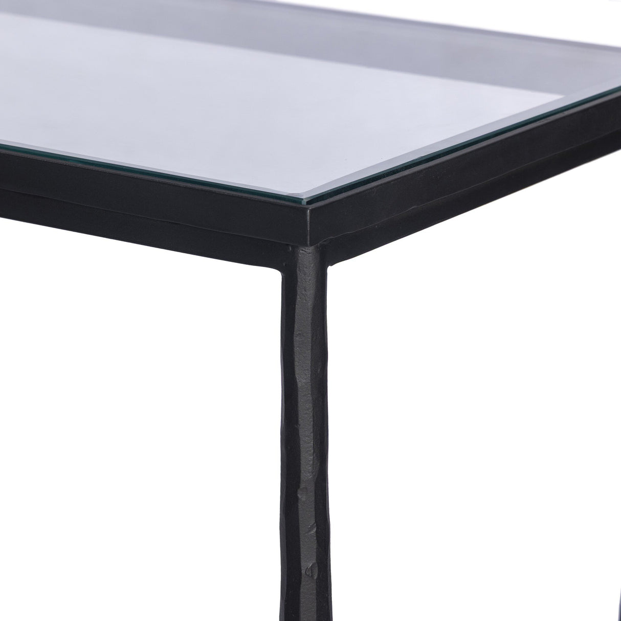 Babylon Console Table in Tempered Glass from Four Hands - Luna Furniture