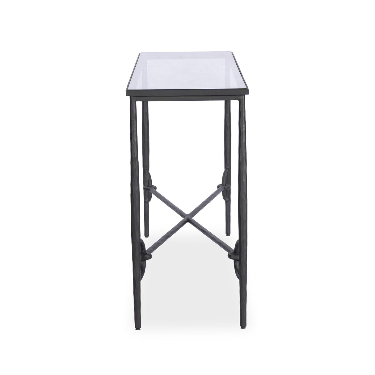 Babylon Console Table in Tempered Glass from Four Hands - Luna Furniture