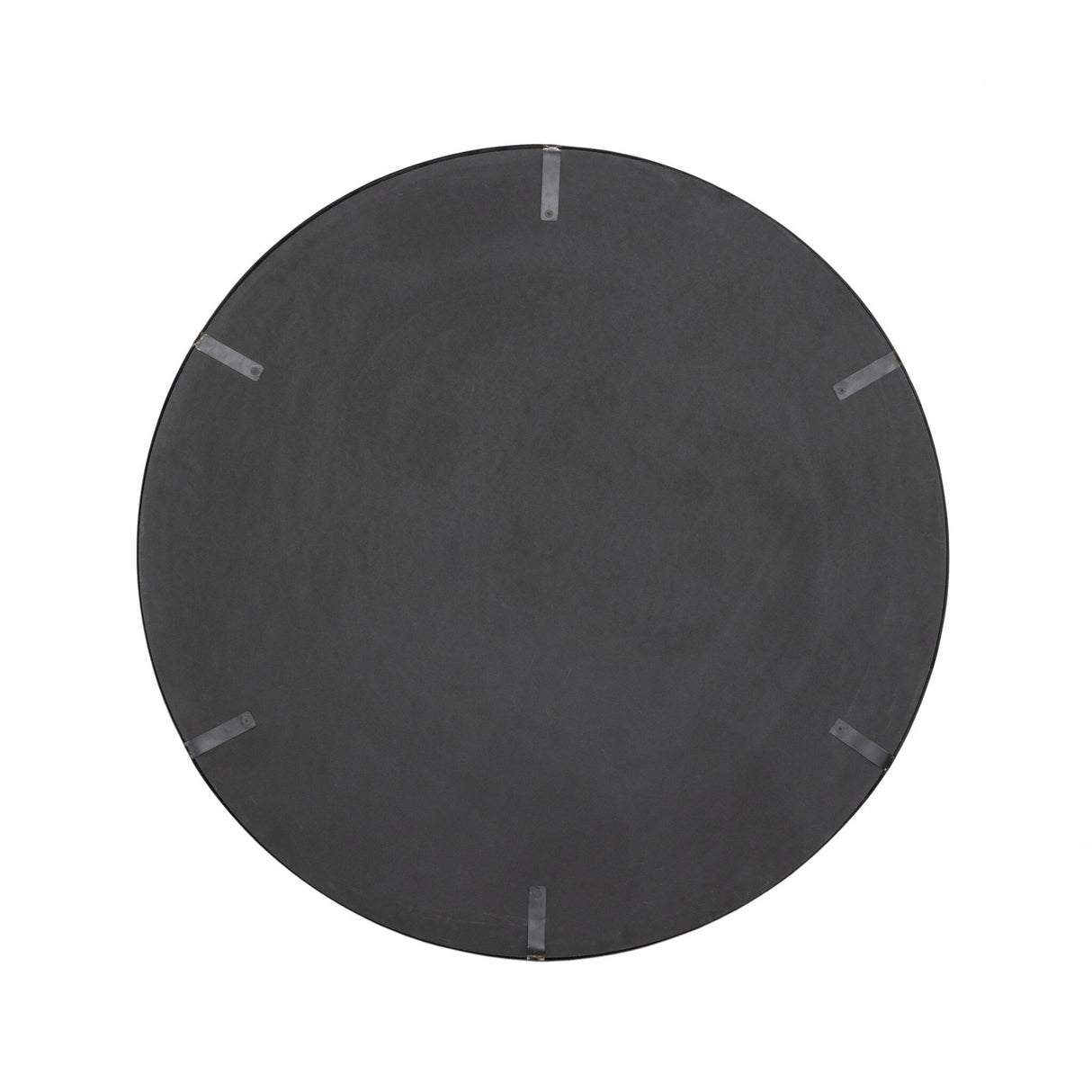 Convex Wall Mirror in Iron Matte Black from Four Hands - Luna Furniture