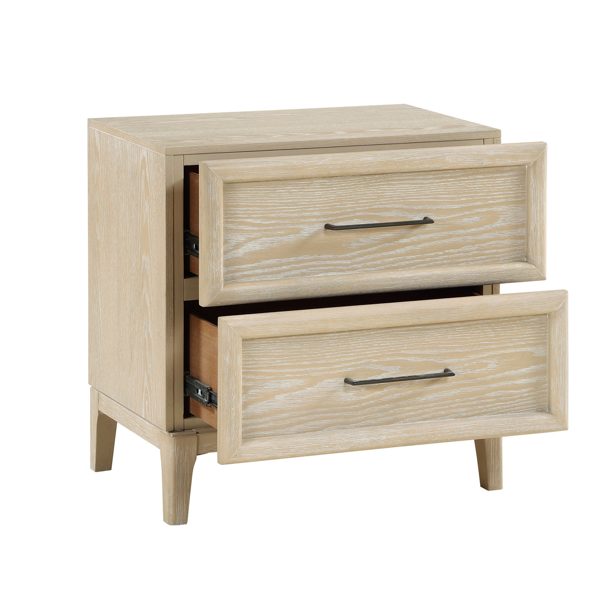 Oakmont Light Brown 4pc Set (QB+NS+DR+MR) from Homelegance - Luna Furniture
