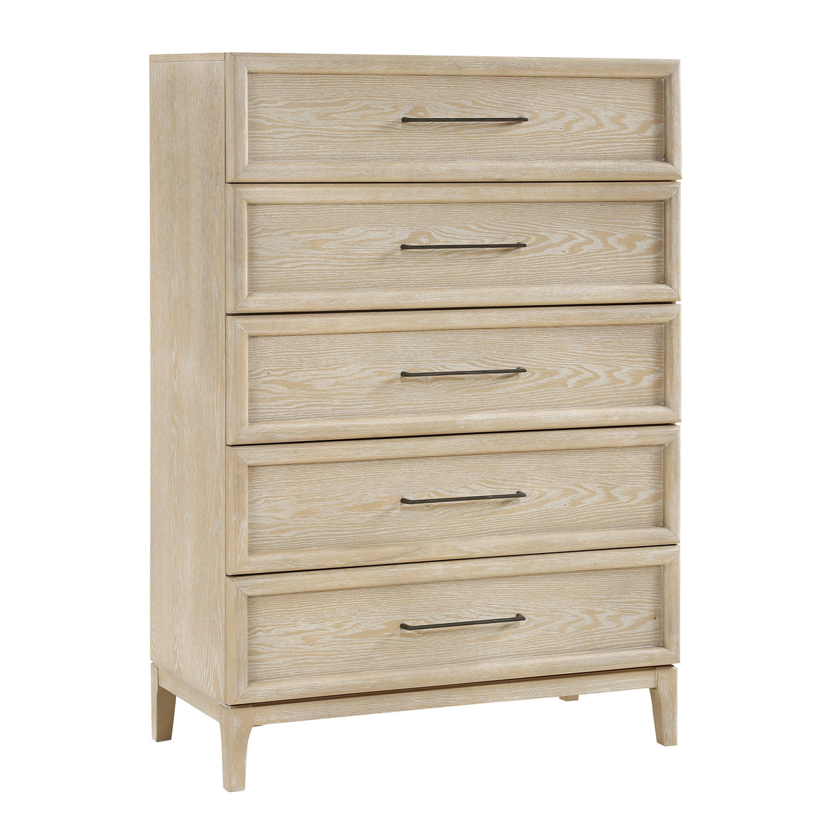 Oakmont Light Brown 5pc Set (QB+NS+DR+MR+CH) from Homelegance - Luna Furniture