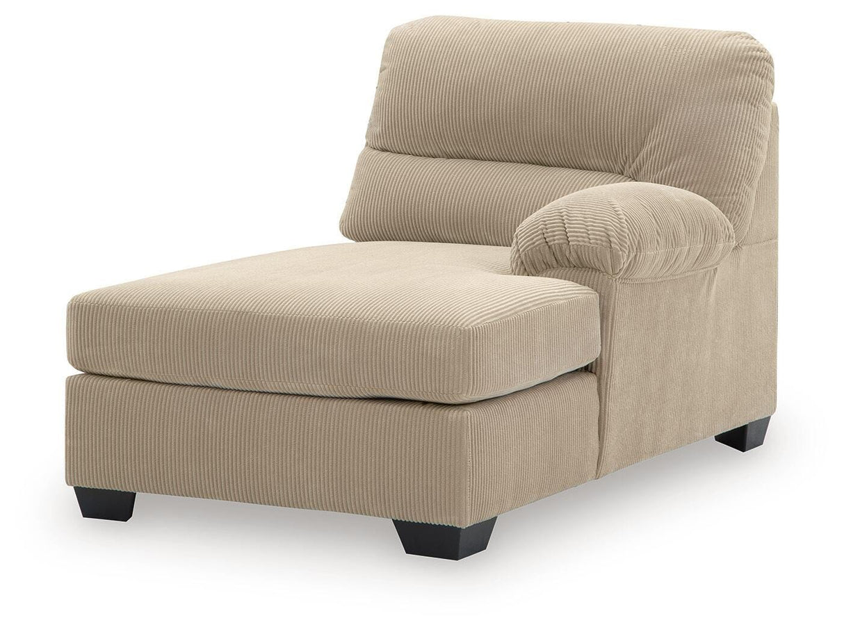 SimpleJoy Sand Right-Arm Facing Corner Chaise from Ashley Furniture - Luna Furniture
