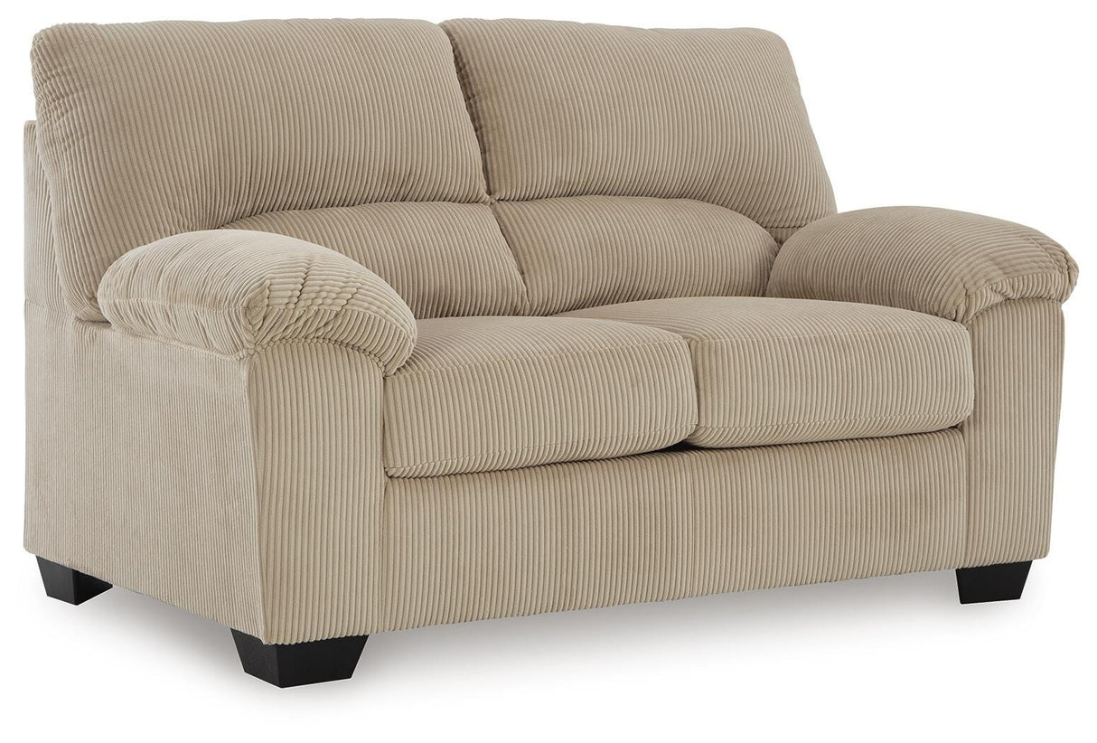 SimpleJoy Sand Sofa and Loveseat from Ashley - Luna Furniture