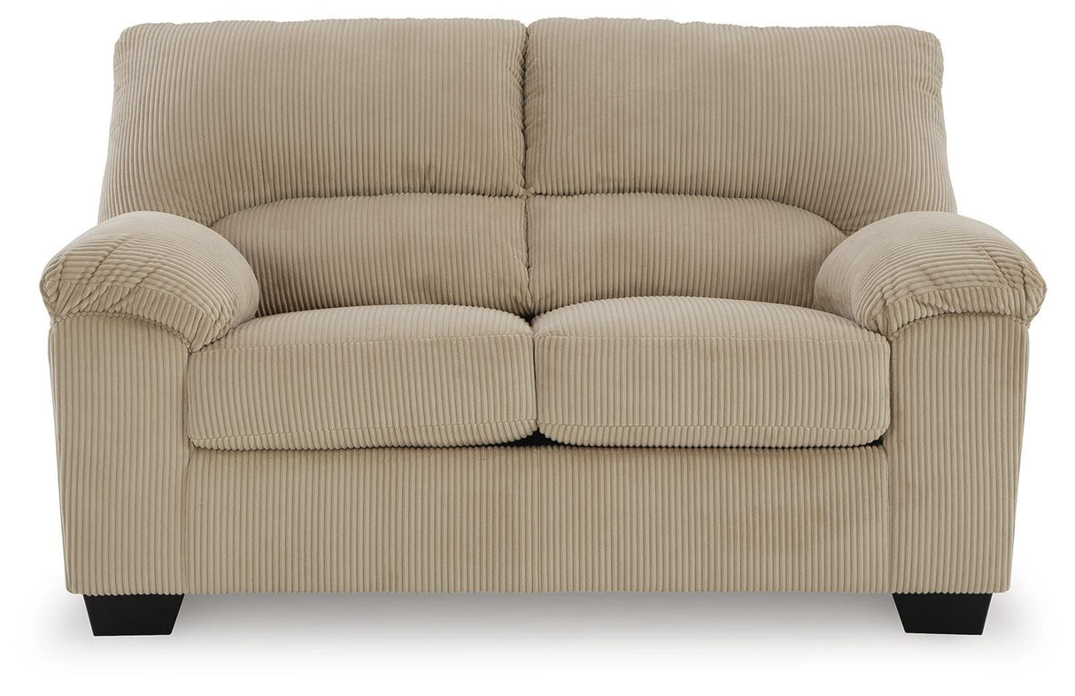 SimpleJoy Sand Sofa and Loveseat from Ashley - Luna Furniture