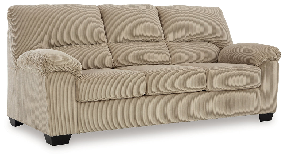 SimpleJoy Sand Sofa and Loveseat from Ashley - Luna Furniture
