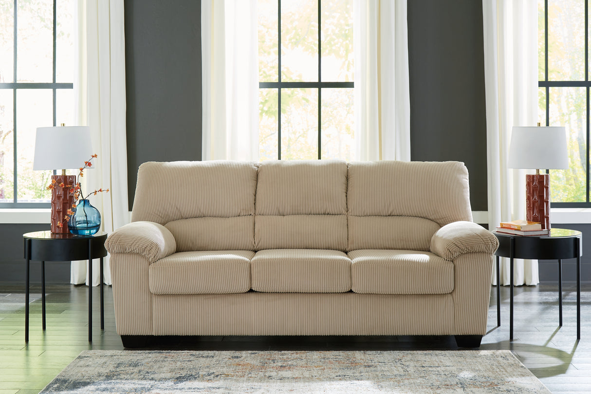 SimpleJoy Sand Sofa and Loveseat from Ashley - Luna Furniture