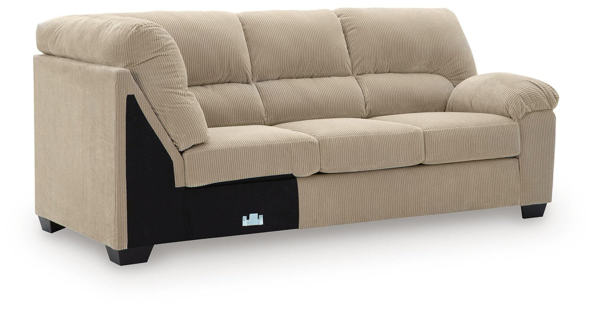 SimpleJoy Sand Right-Arm Facing Sofa with Corner Wedge from Ashley Furniture - Luna Furniture