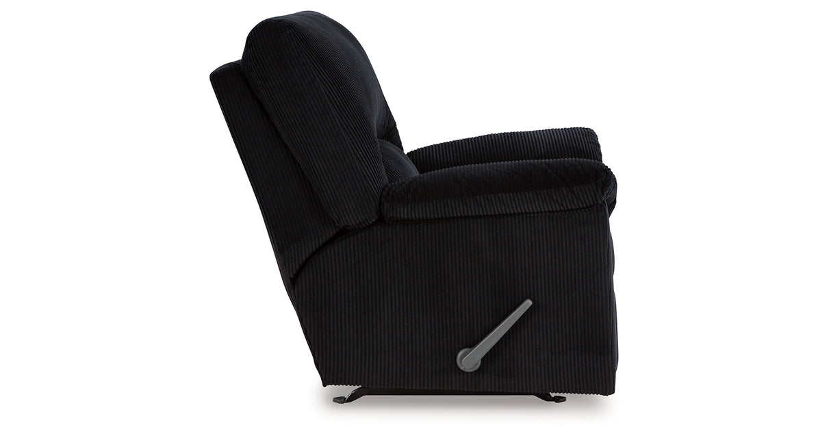 SimpleJoy Sofa, Loveseat and Recliner in Onyx from Ashley - Luna Furniture