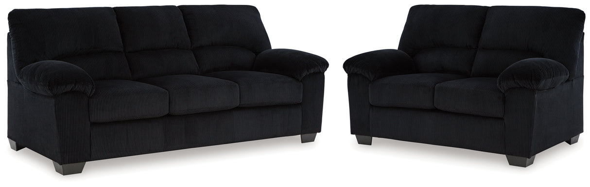 SimpleJoy Onyx Living Room Set from Ashley Furniture - Luna Furniture