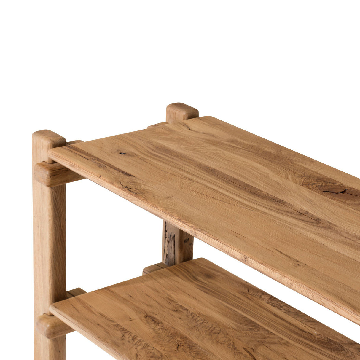 Marcia Console Table in Natural Reclaimed French Oak from Four Hands - Luna Furniture