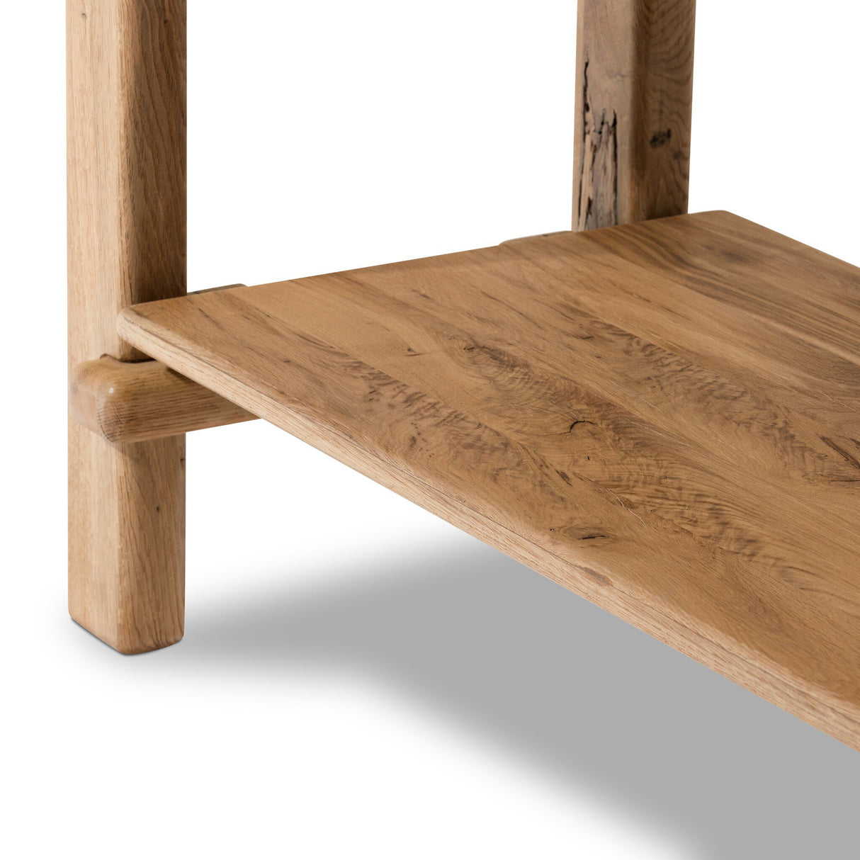Marcia Console Table in Natural Reclaimed French Oak from Four Hands - Luna Furniture