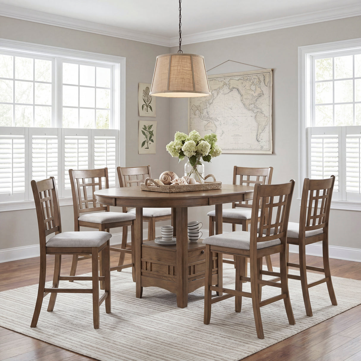 2423BR-24 Counter Height Chair from Homelegance - Luna Furniture