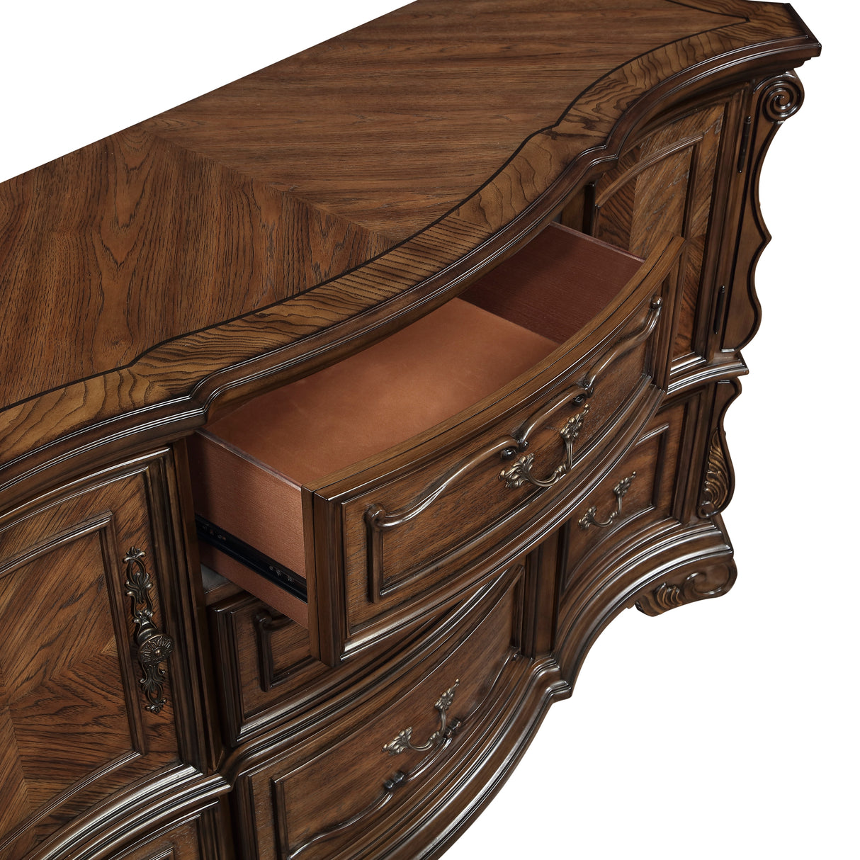 Gilmartin Dark Brown 5pc Set (QB+NS+DR+MR+CH) from Homelegance - Luna Furniture