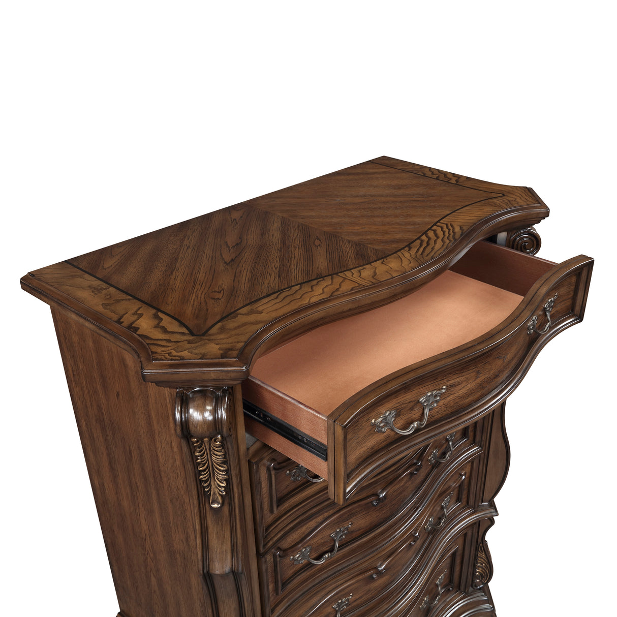 Gilmartin Dark Brown 5pc Set (QB+NS+DR+MR+CH) from Homelegance - Luna Furniture