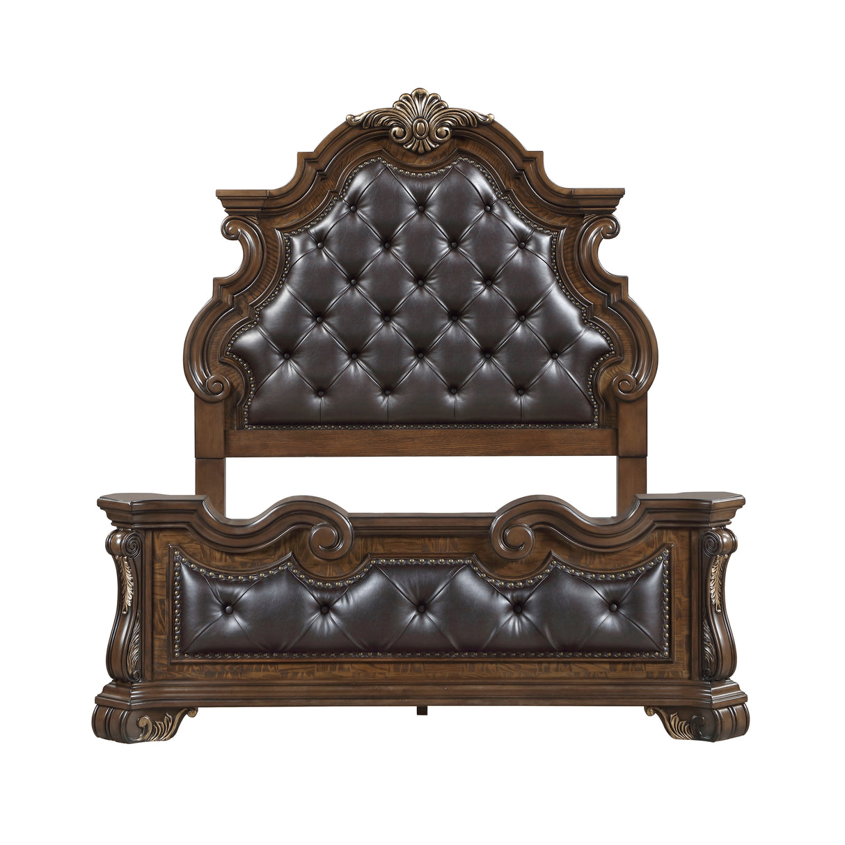 Gilmartin Dark Brown 5pc Set (QB+NS+DR+MR+CH) from Homelegance - Luna Furniture