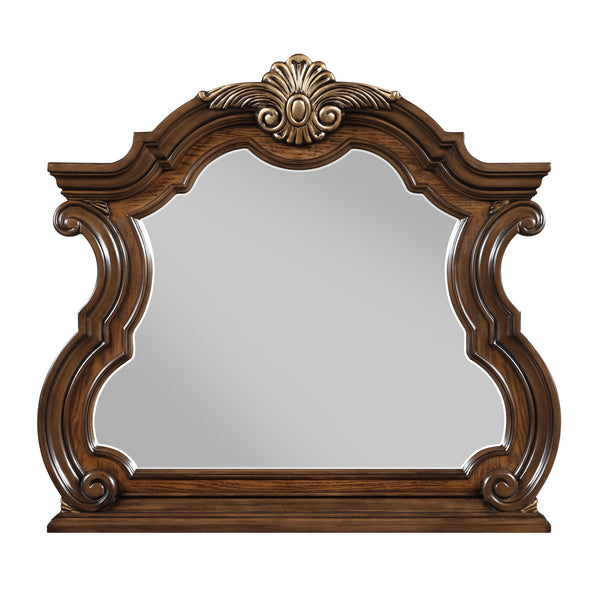 Gilmartin Dark Brown Bedroom Mirror