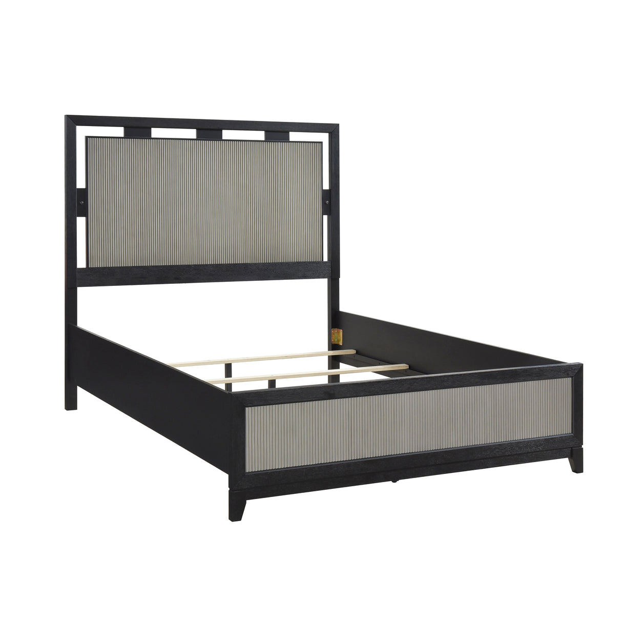 Garrison Charcoal/Gray LED Panel Bedroom Set from Homelegance - Luna Furniture
