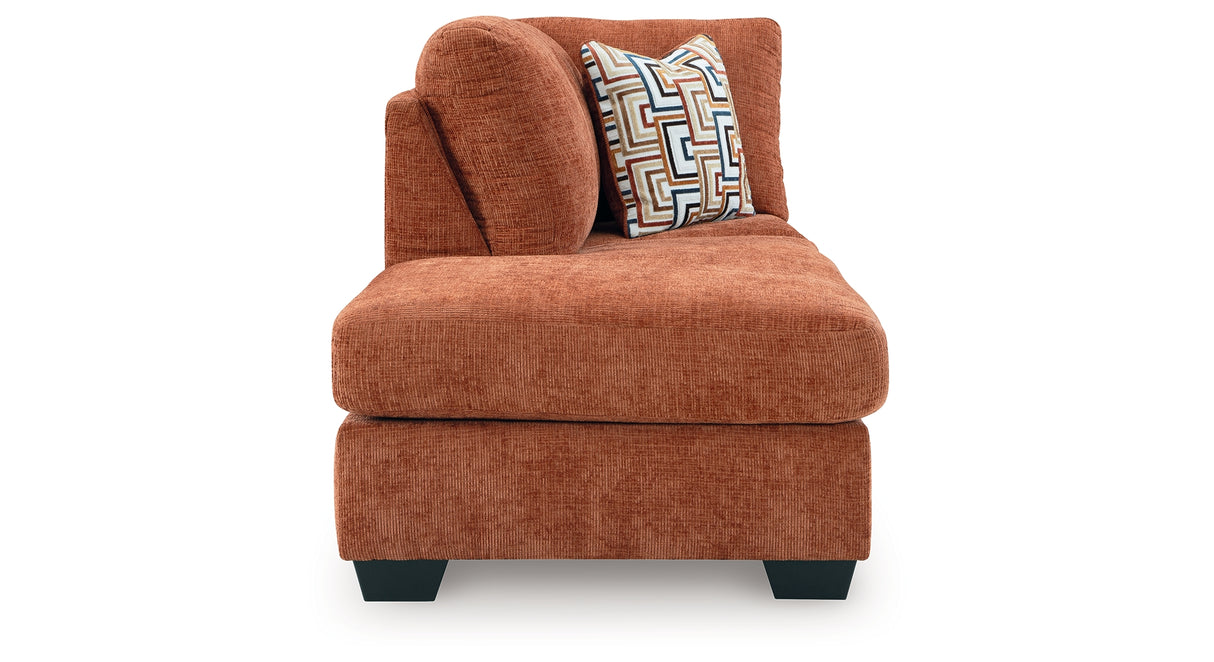 Aviemore Spice Left-Arm Facing Corner Chaise from Ashley - Luna Furniture