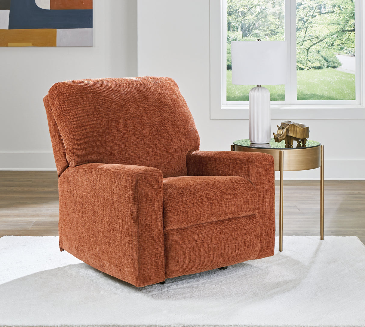 Aviemore Spice LAF Sectional with Ottoman and Recliner from Ashley - Luna Furniture