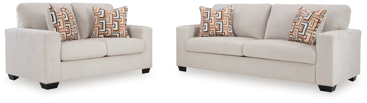 Aviemore Stone Sofa and Loveseat from Ashley Furniture - Luna Furniture