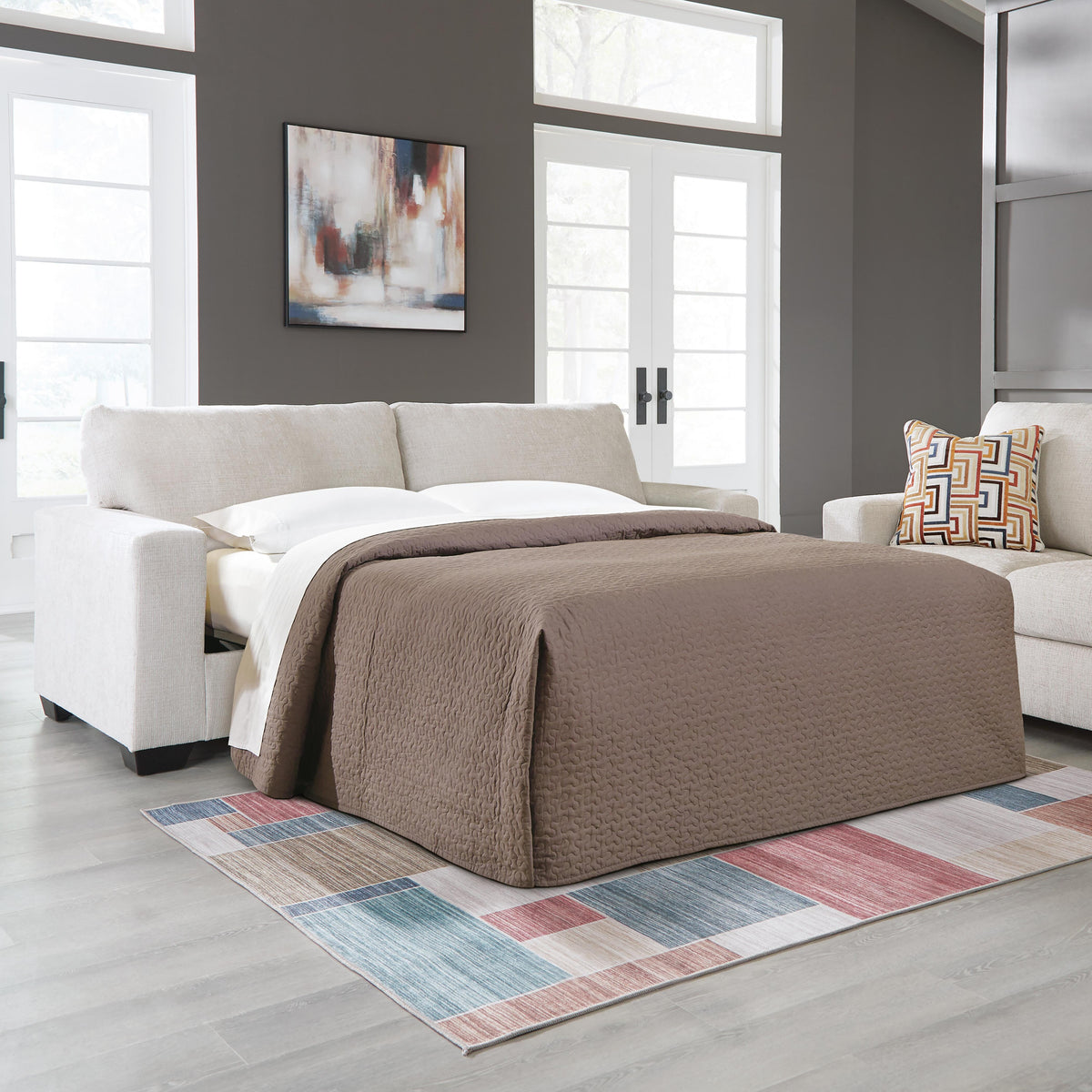 Aviemore Stone Queen Sofa Sleeper