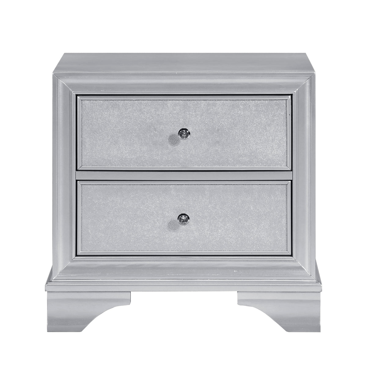 Anatole Metallic Silver 5pc Set (QB+NS+DR+MR+CH) from Homelegance - Luna Furniture
