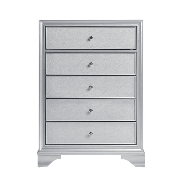 Anatole Metallic Silver Chest