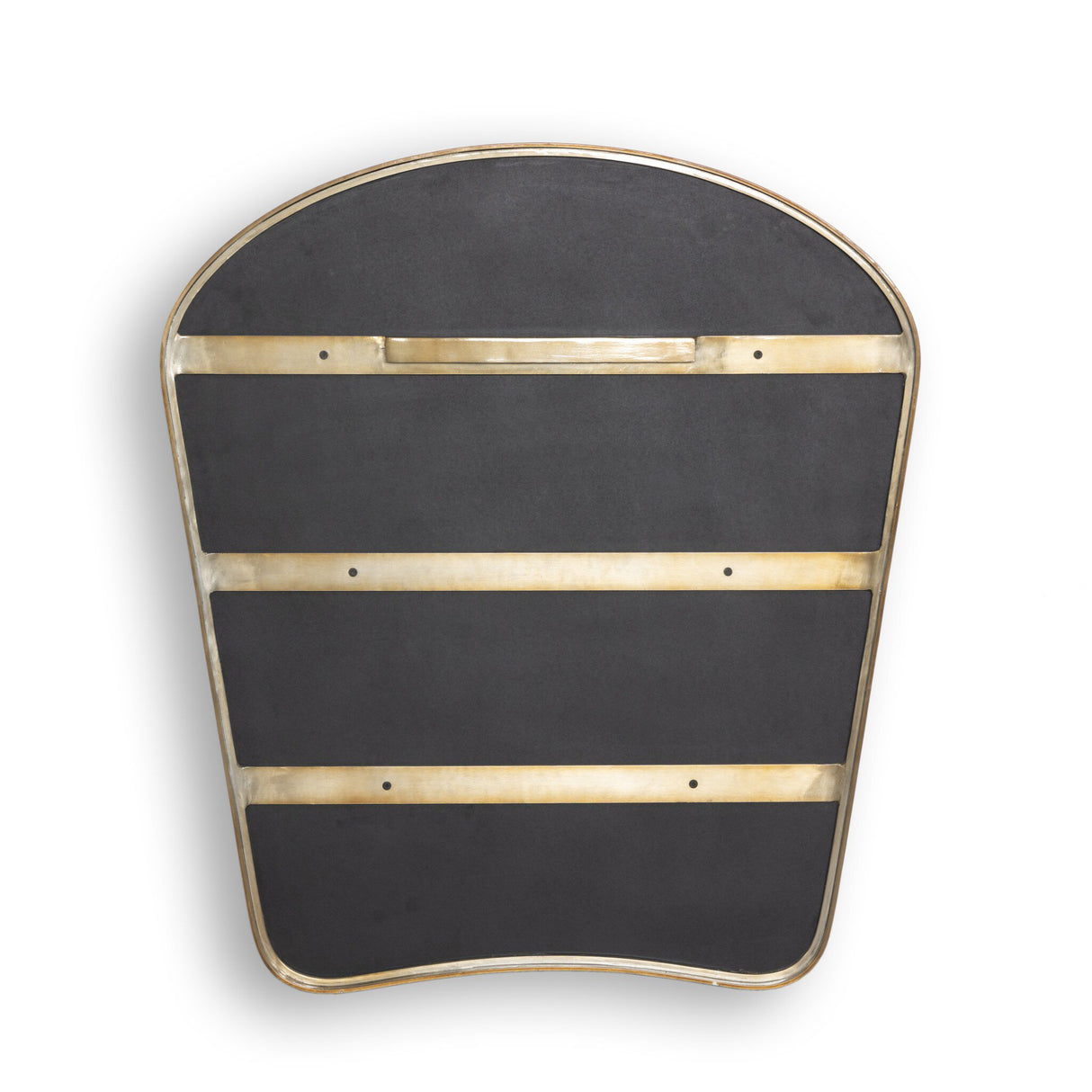 Merona Mantel Mirror in Polished Brass from Four Hands - Luna Furniture