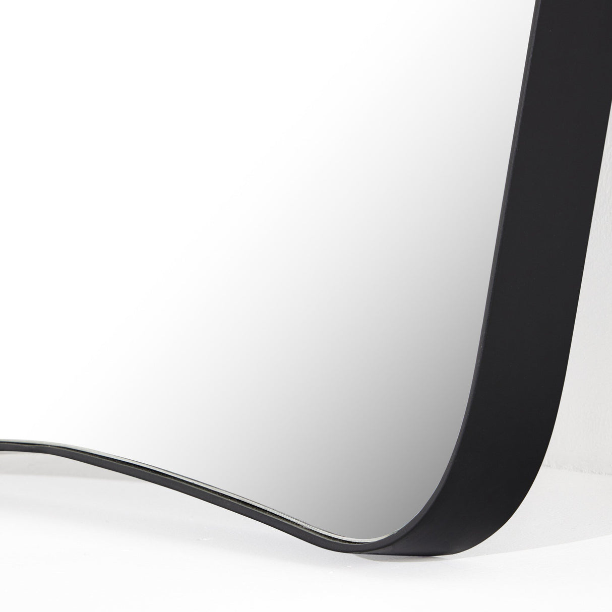 Merona Mantel Mirror in Iron Matte Black from Four Hands - Luna Furniture