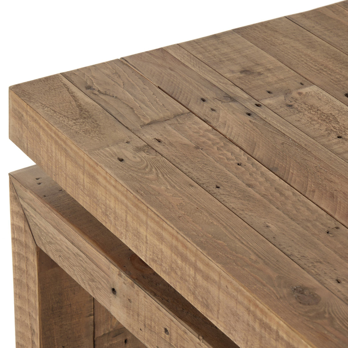 Matthes Console Table - 94" in Sierra Rustic Natural from Four Hands - Luna Furniture