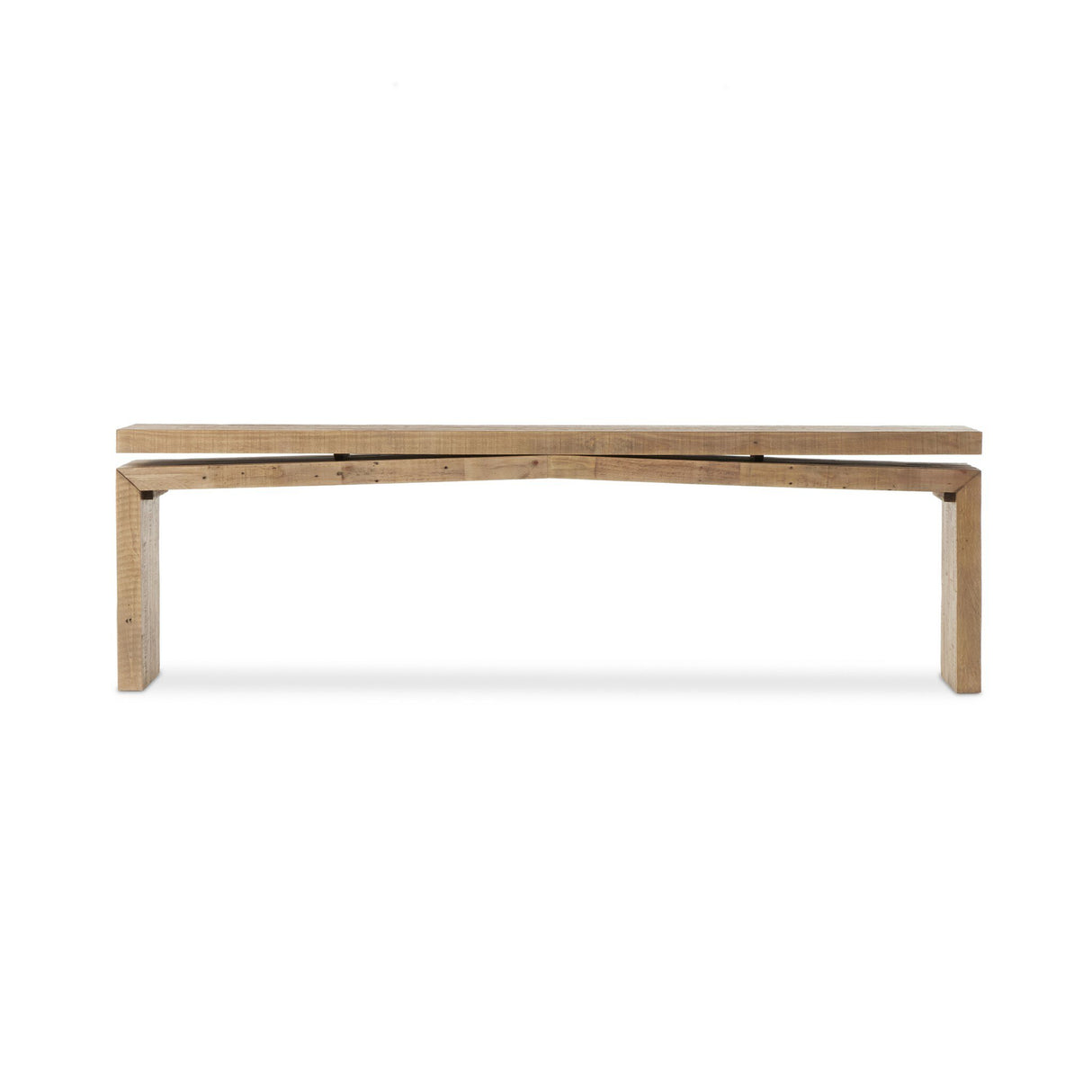 Matthes Console Table - 94" in Sierra Rustic Natural from Four Hands - Luna Furniture
