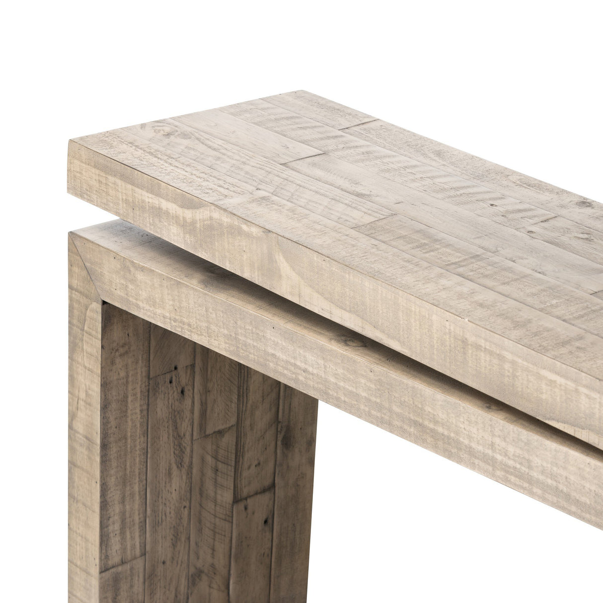 Matthes Console Table - 94" in Weathered Wheat from Four Hands - Luna Furniture