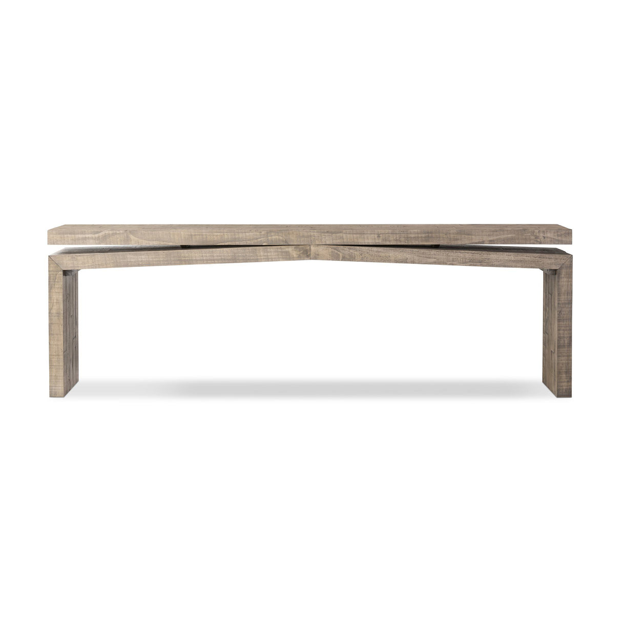 Matthes Console Table - 94" in Weathered Wheat from Four Hands - Luna Furniture