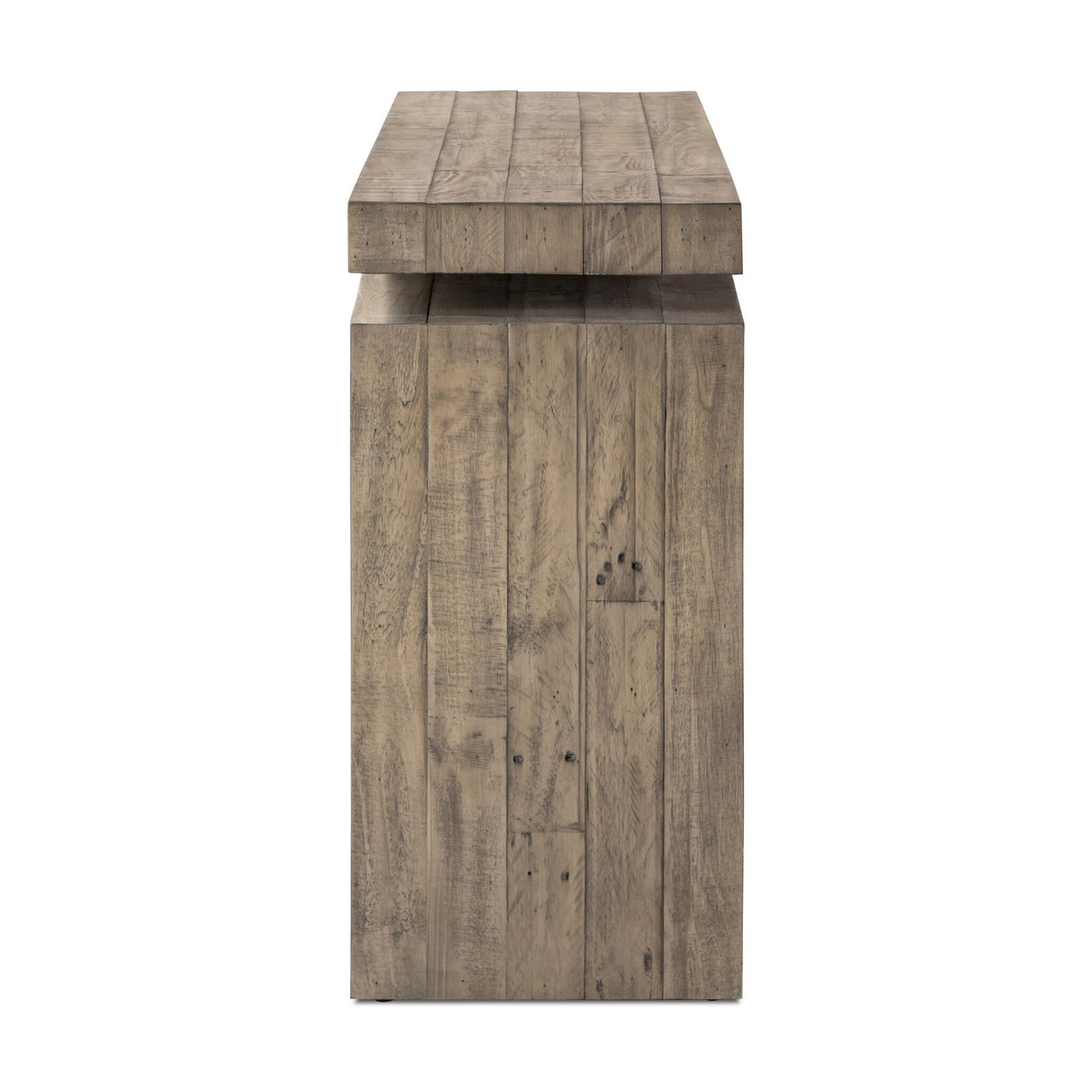 Matthes Console Table - 94" in Weathered Wheat from Four Hands - Luna Furniture