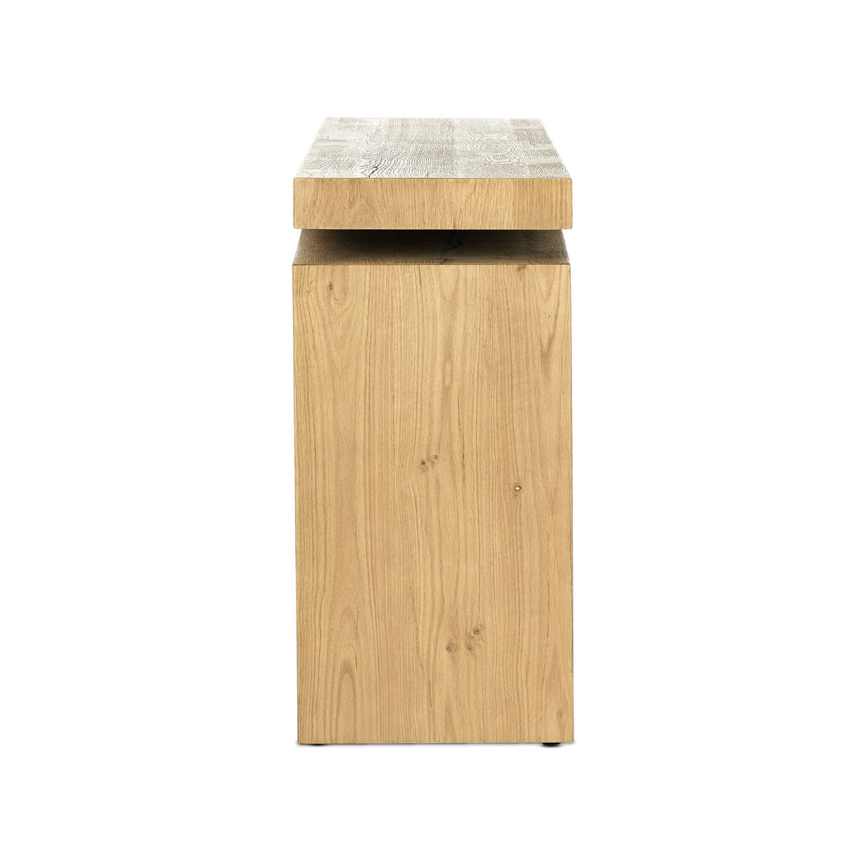 Matthes Console Table - 94" in Worn Oak Veneer from Four Hands - Luna Furniture