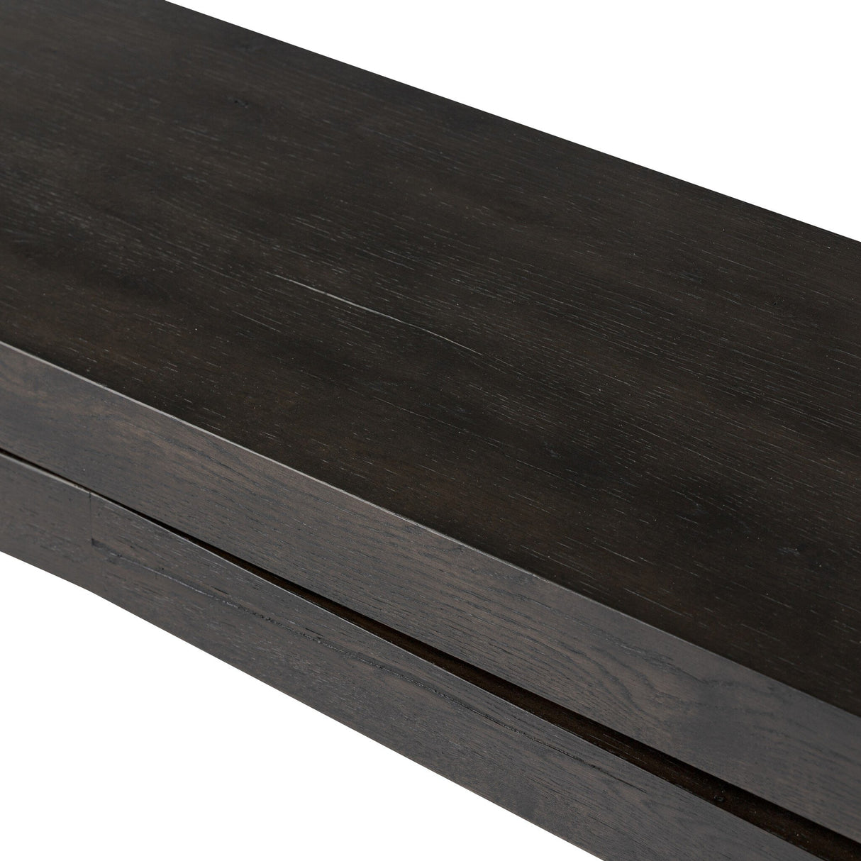 Matthes Console Table - 94" in Smoked Black Veneer from Four Hands - Luna Furniture