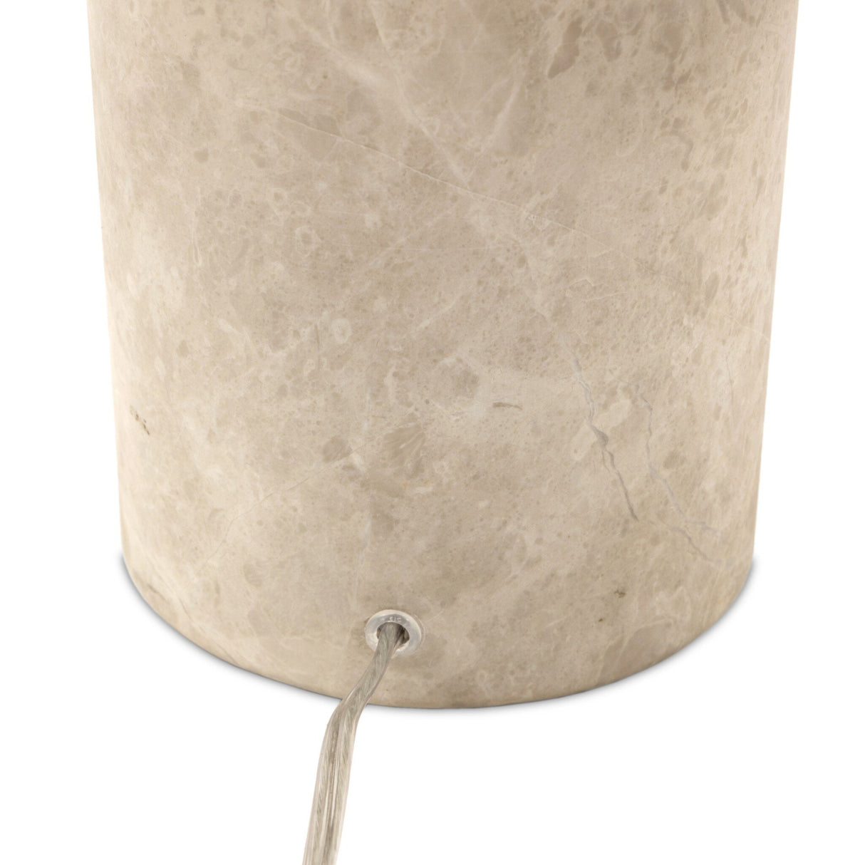 Clover Table Lamp in Taupe Marble from Four Hands - Luna Furniture