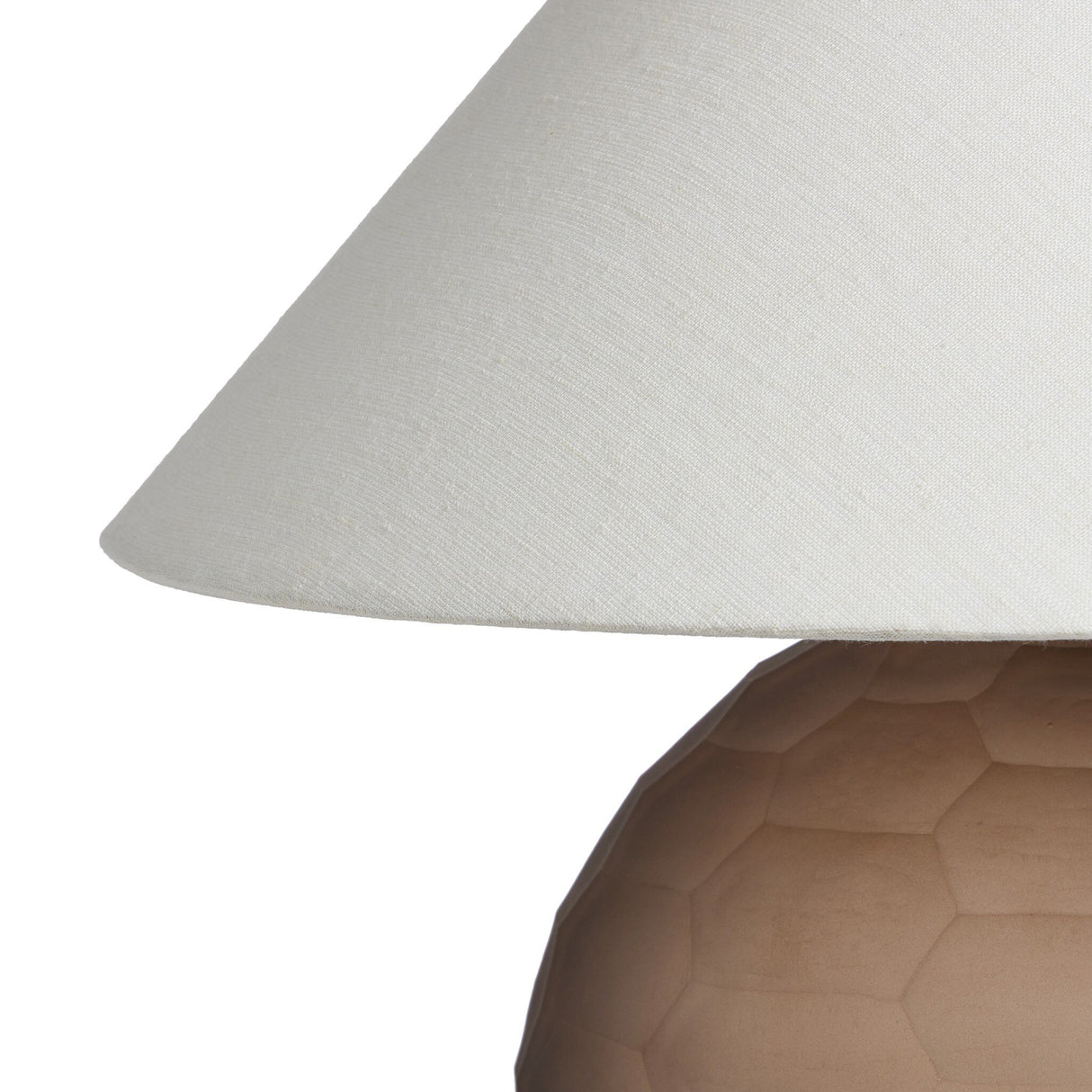 Sienna Table Lamp in Smoked Textured Glass from Four Hands - Luna Furniture