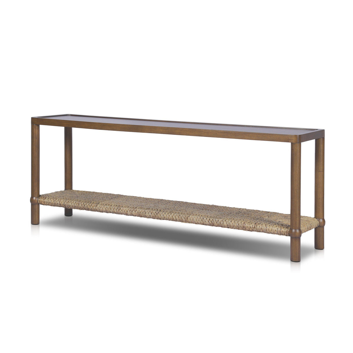 Gabriella Console Table in Brown Mindi Veneer from Four Hands - Luna Furniture
