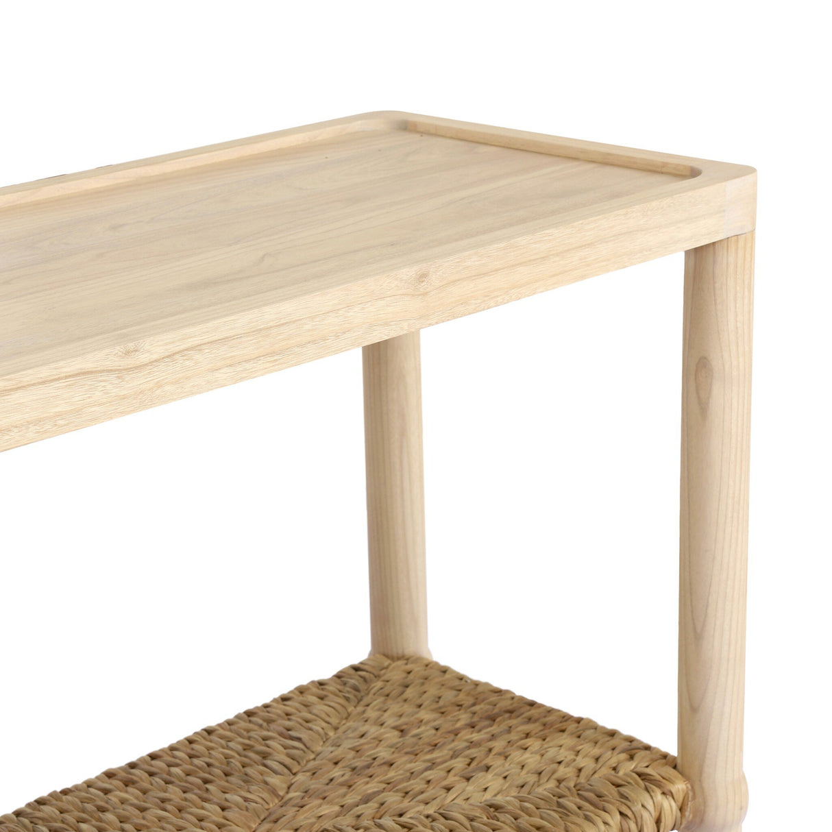 Gabriella Console Table in Light Natural Sungkai Veneer from Four Hands - Luna Furniture