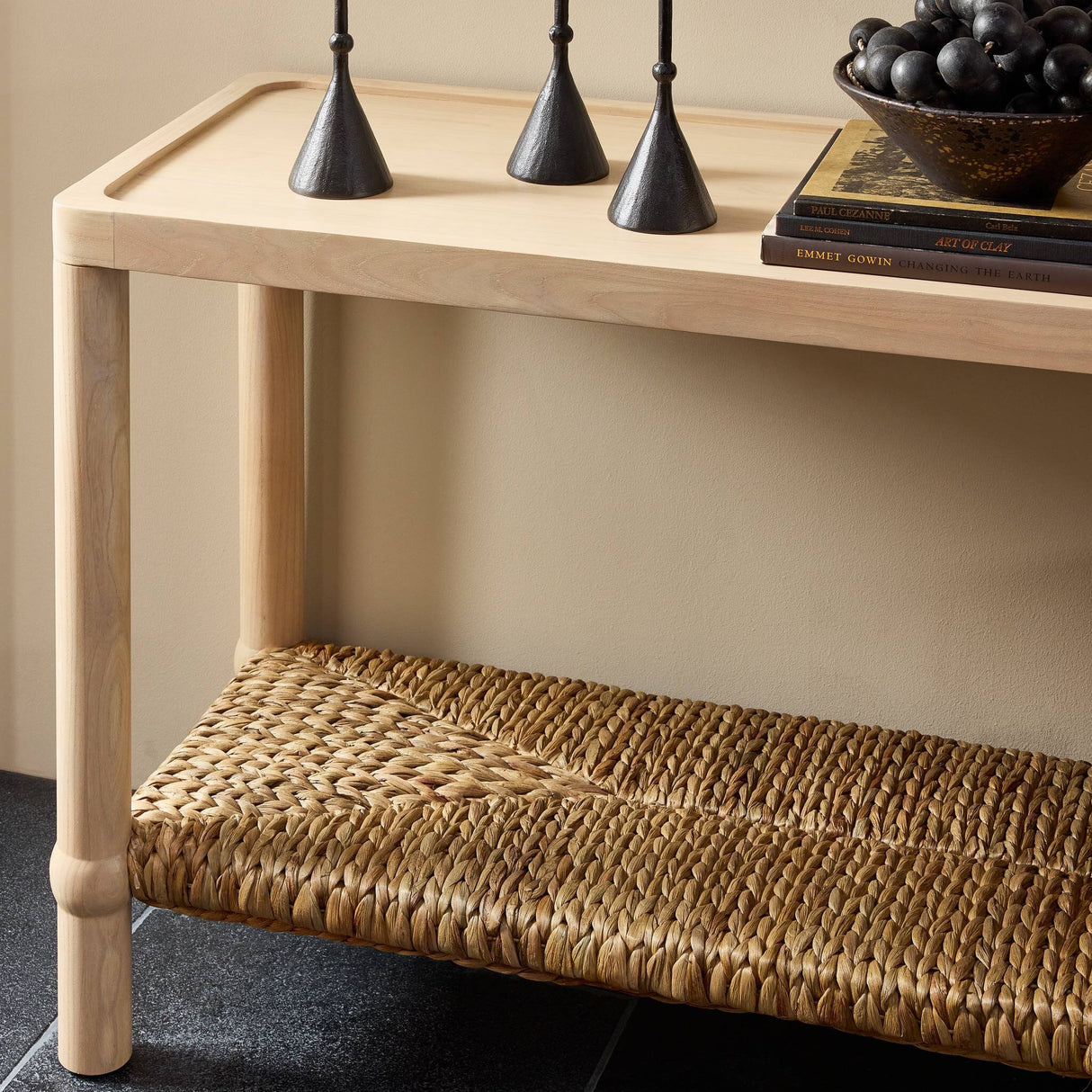 Gabriella Console Table in Light Natural Sungkai Veneer from Four Hands - Luna Furniture