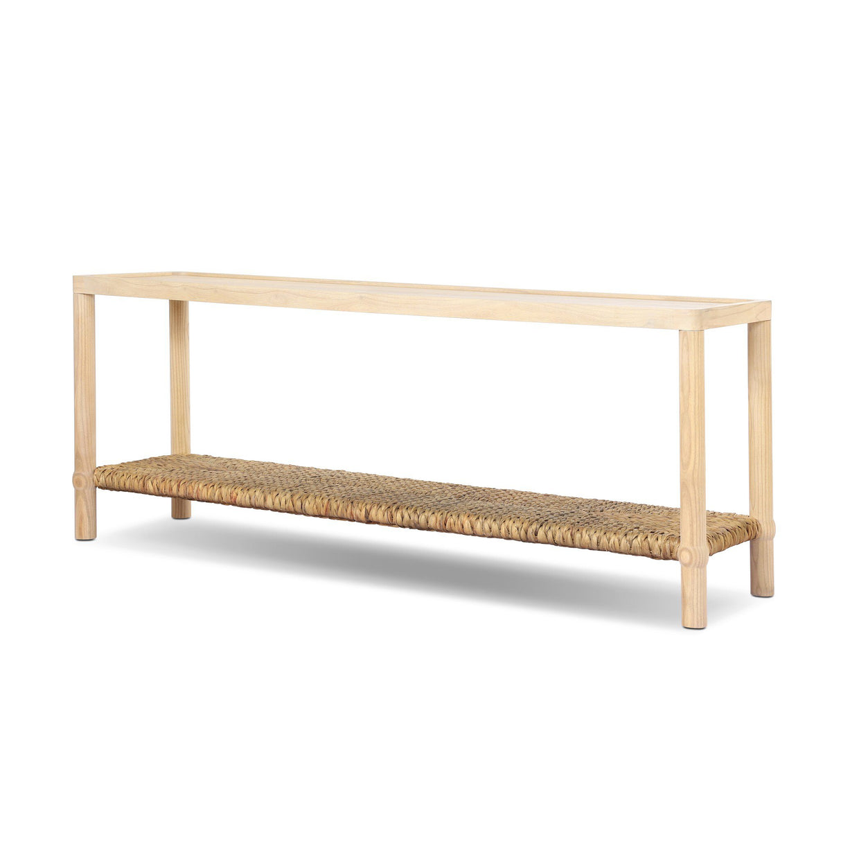 Gabriella Console Table in Light Natural Sungkai Veneer from Four Hands - Luna Furniture