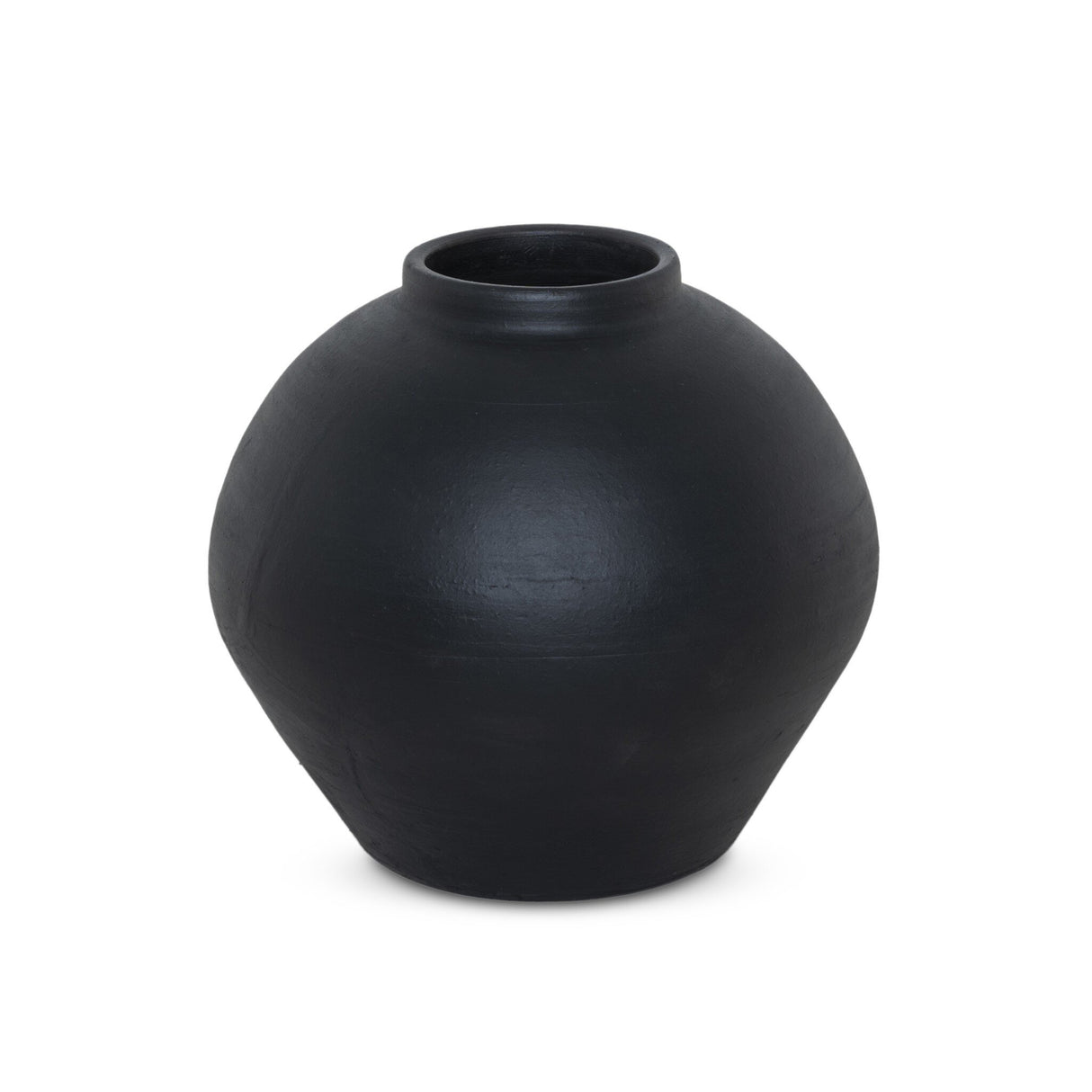 Bosa Vessel in Aged Black Terracotta from Four Hands - Luna Furniture