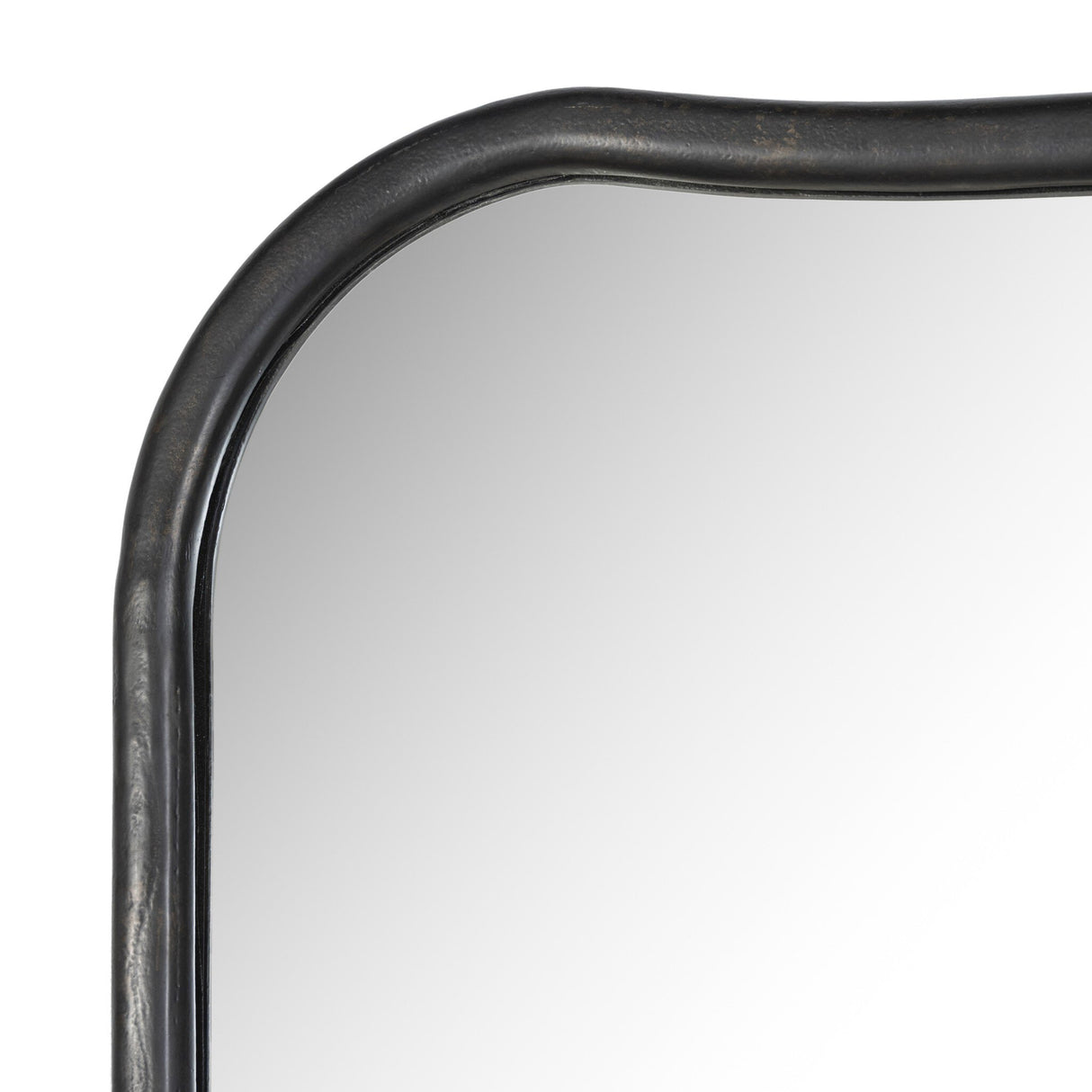 Patz Floor Mirror in Black Antique from Four Hands - Luna Furniture