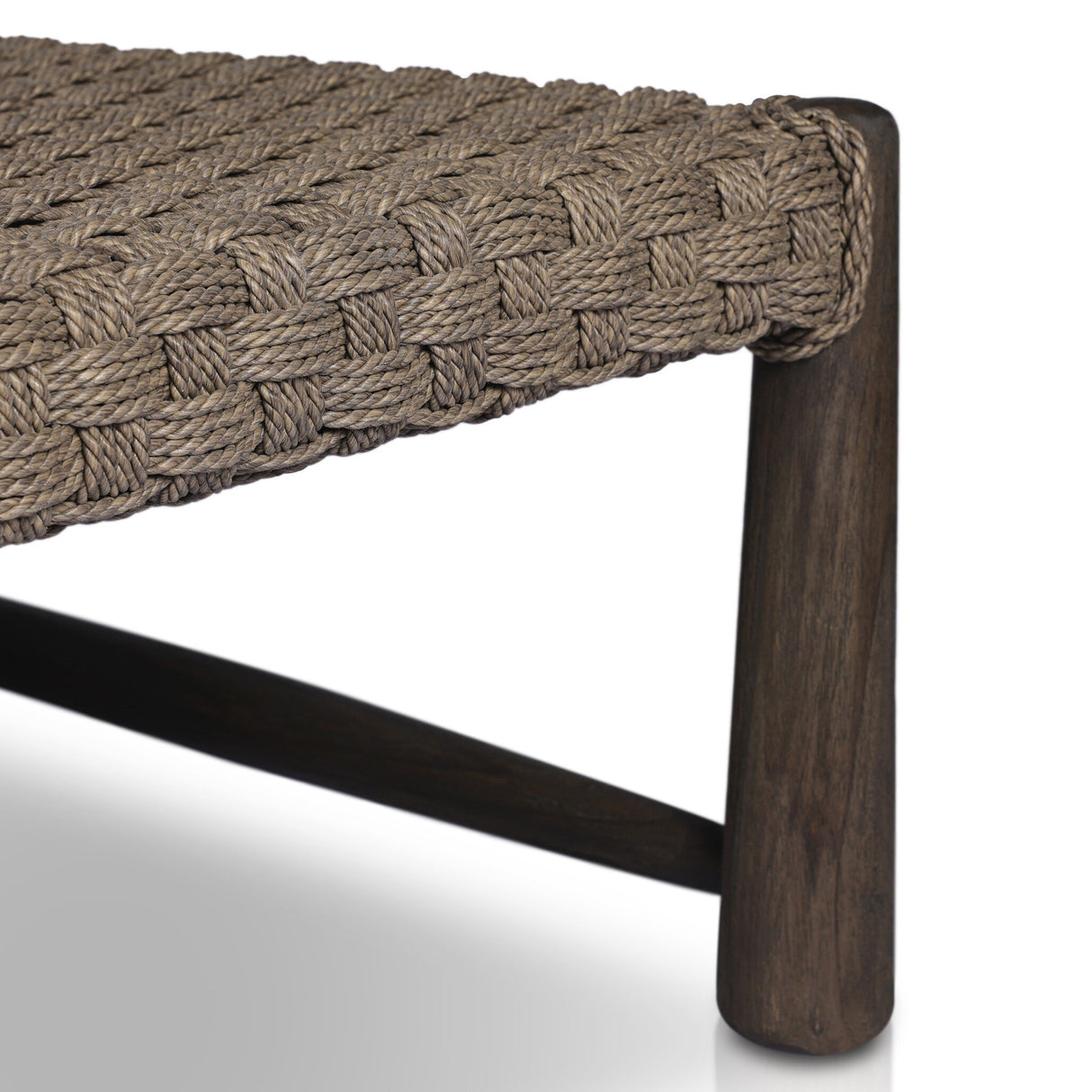 Savio Outdoor Coffee Table in Stained Saddle Brown from Four Hands - Luna Furniture